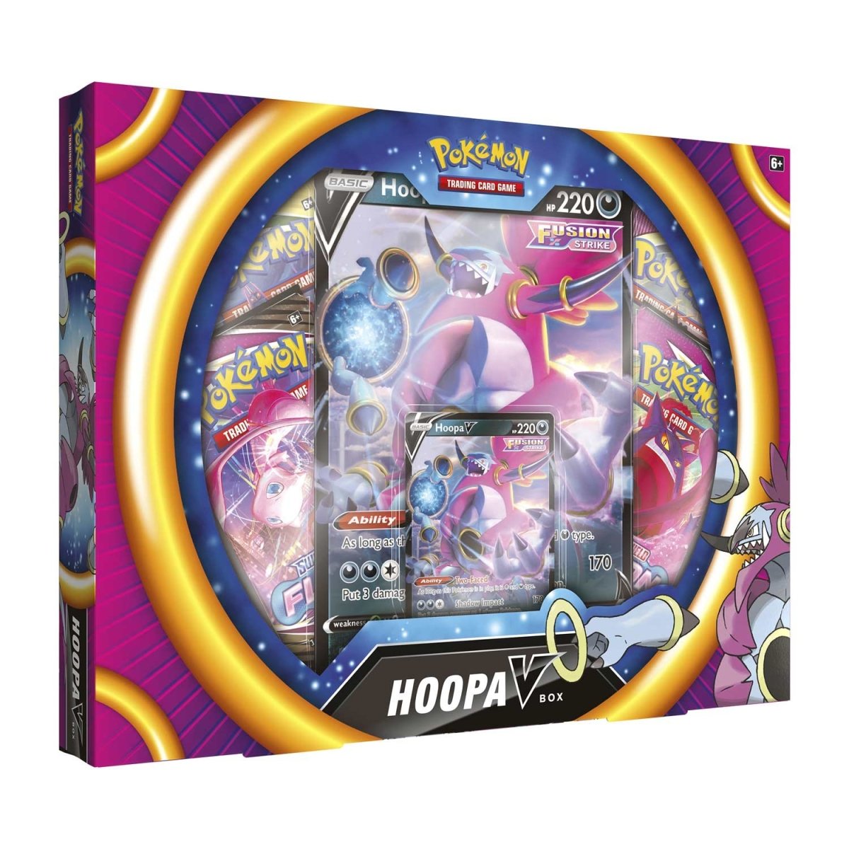 Hoopa V Box Pokémon Card from Pokemon Fusion Strike Set